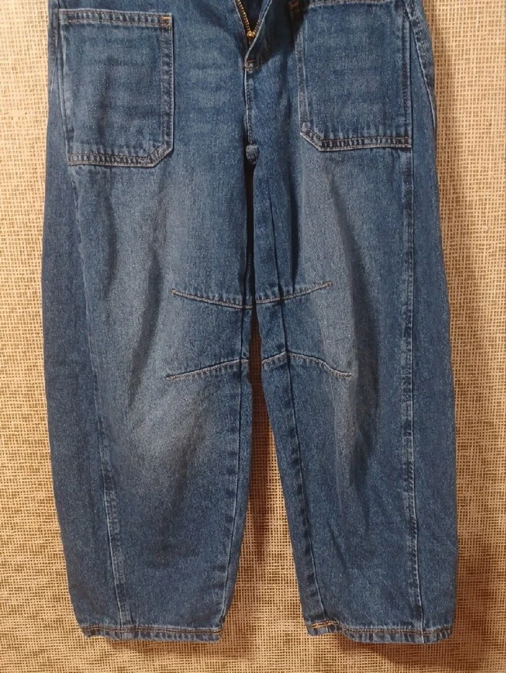 Justice Girls Dark Blue Straight-Leg Jeans